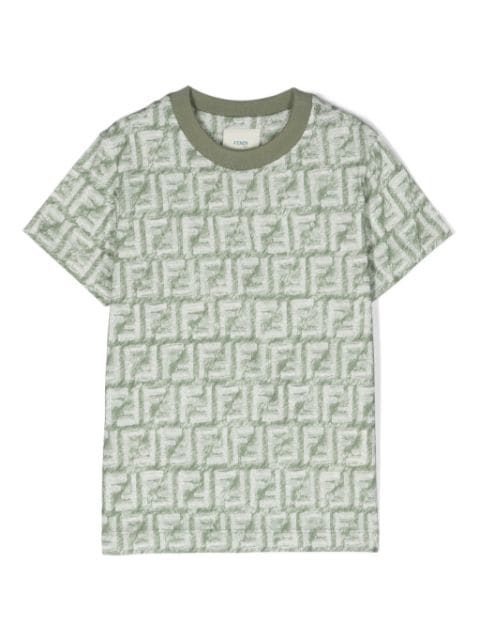 Fendi Kids FF-print cotton T-shirt 