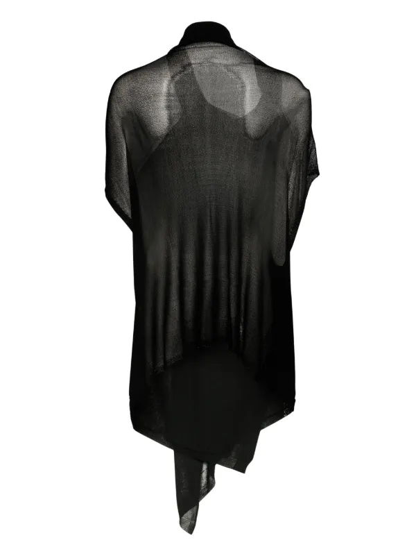 Yohji Yamamoto シアートップ | ブラック | FARFETCH JP