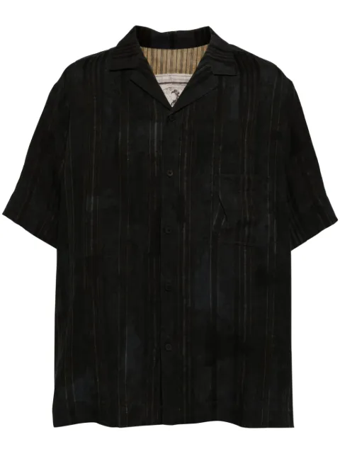 Ziggy Chen striped linen shirt