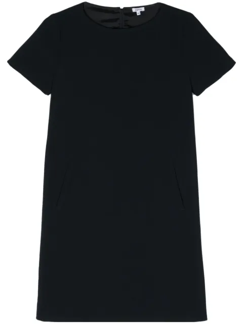 ASPESI round-neck crepe shift dress