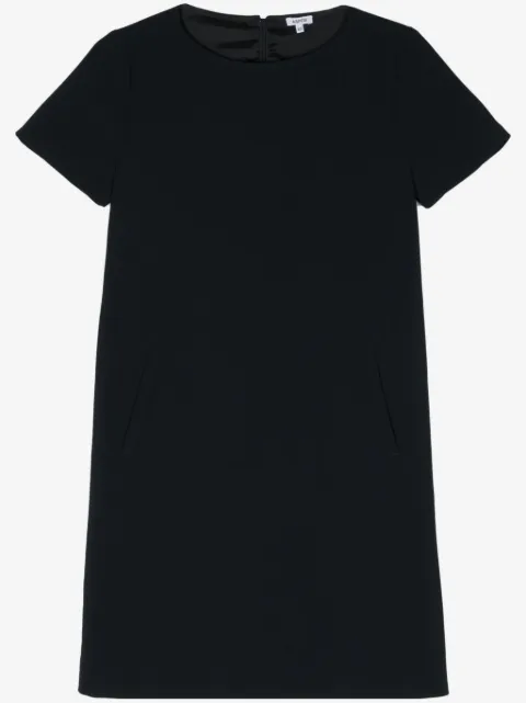 ASPESI round-neck crepe shift dress