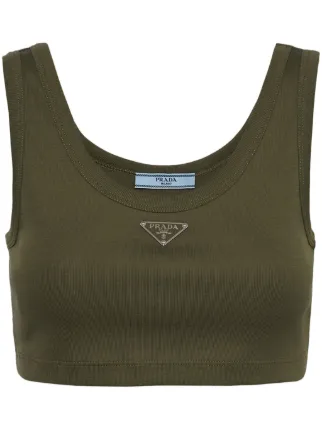 Prada タンクトップ | グリーン | FARFETCH JP