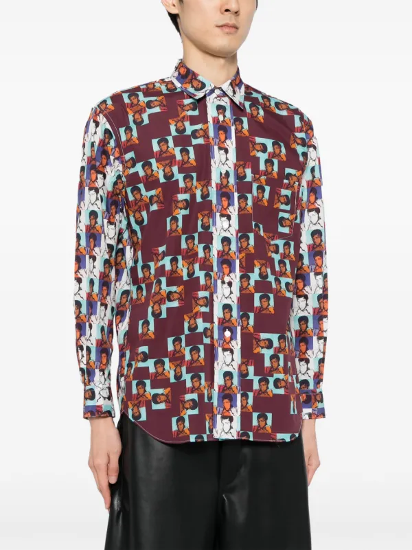 【COMME des GARCONS SHIRT】Andy Warhol Multicolor Andy Warhol Shirt by Comme des Garçons Shirt on Sale