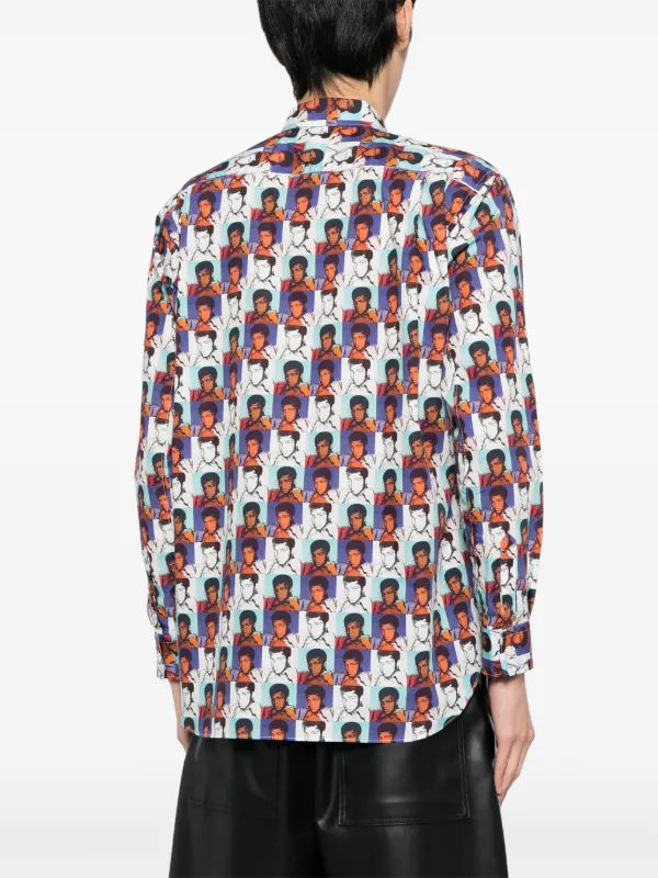 【COMME des GARCONS SHIRT】Andy Warhol Multicolor Andy Warhol Shirt by Comme des Garçons Shirt on Sale