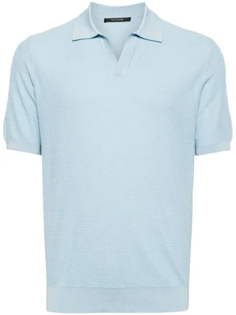 Tagliatore Paco spread-collar polo shirt