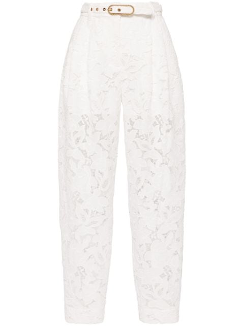 ZIMMERMANN Natura lace tapered trousers