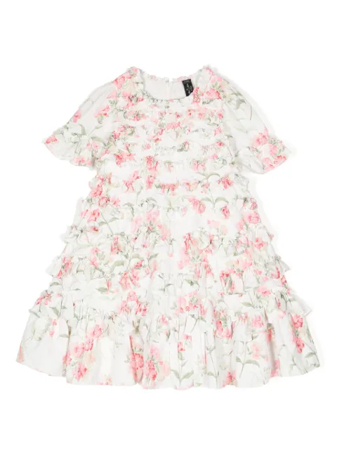 NEEDLE & THREAD KIDS Summer Posy short-sleeve dress