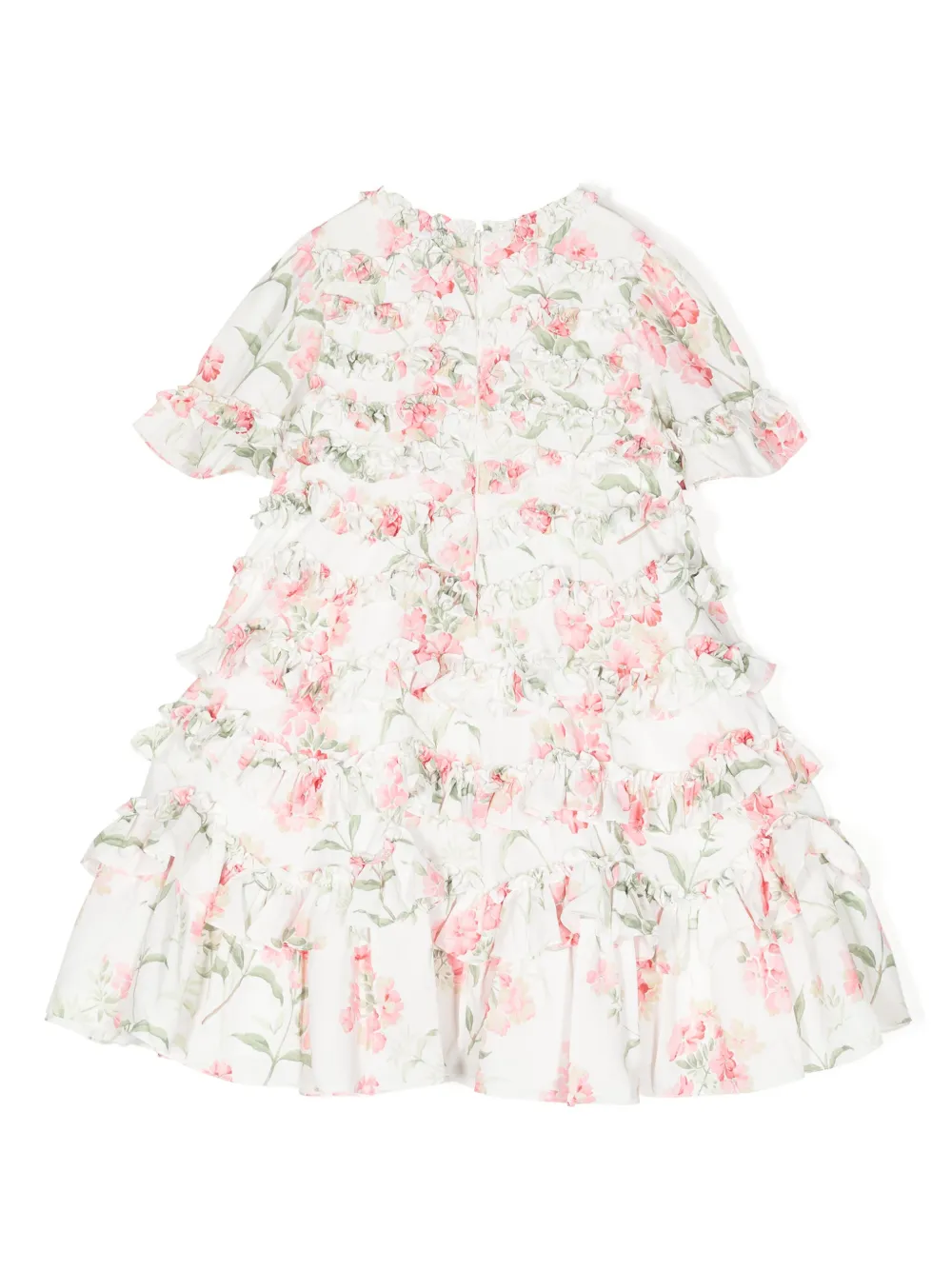 NEEDLE & THREAD KIDS Jurk met korte mouwen - Wit