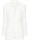 ZIMMERMANN Natura lace-detail blazer - White