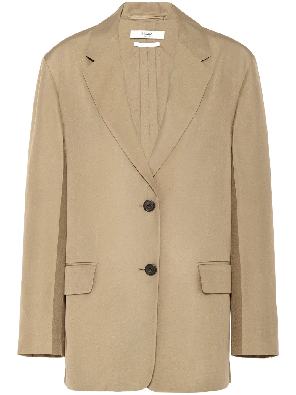 Prada single-breasted Silk Blazer - Farfetch