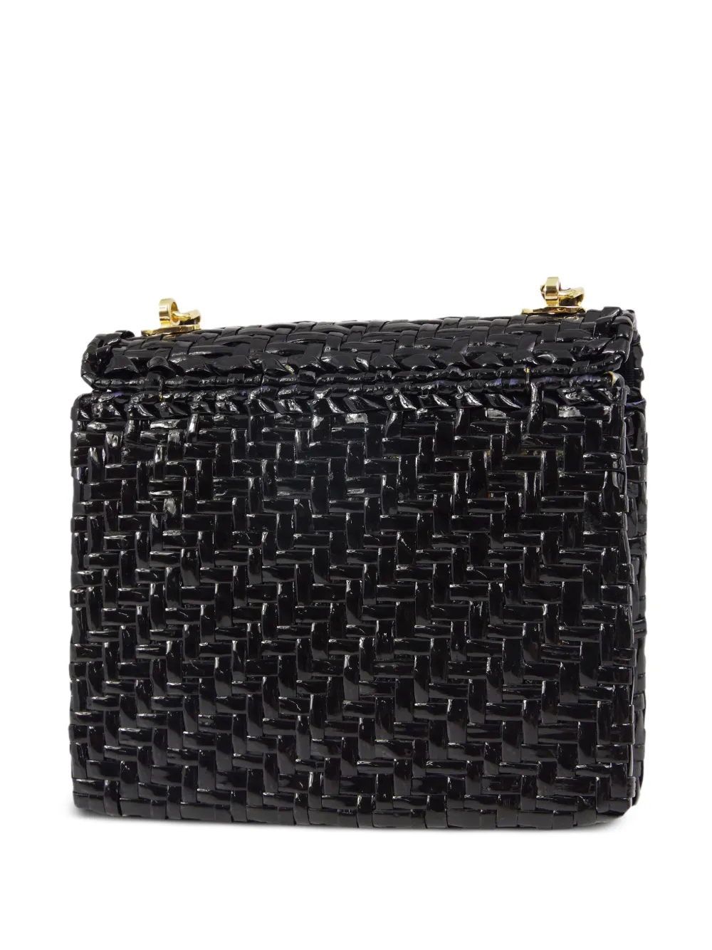 CHANEL Pre-Owned 2000 mini Classic Square Flap schoudertas - Zwart