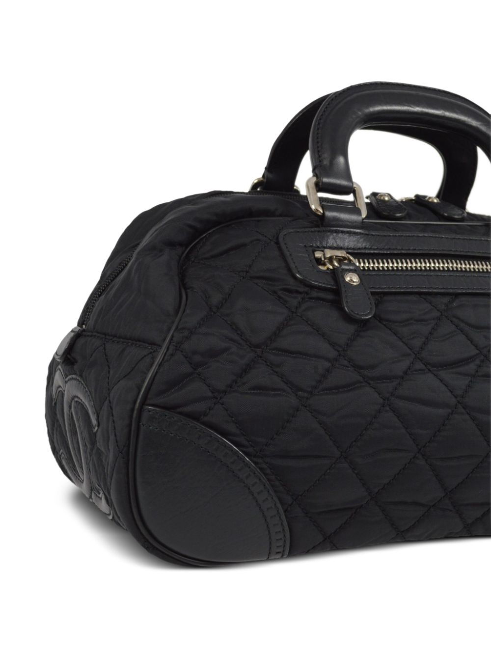 Affordable HOT SALE CHANEL 2006 Paris New York diamond-quilted duffle handbag Women