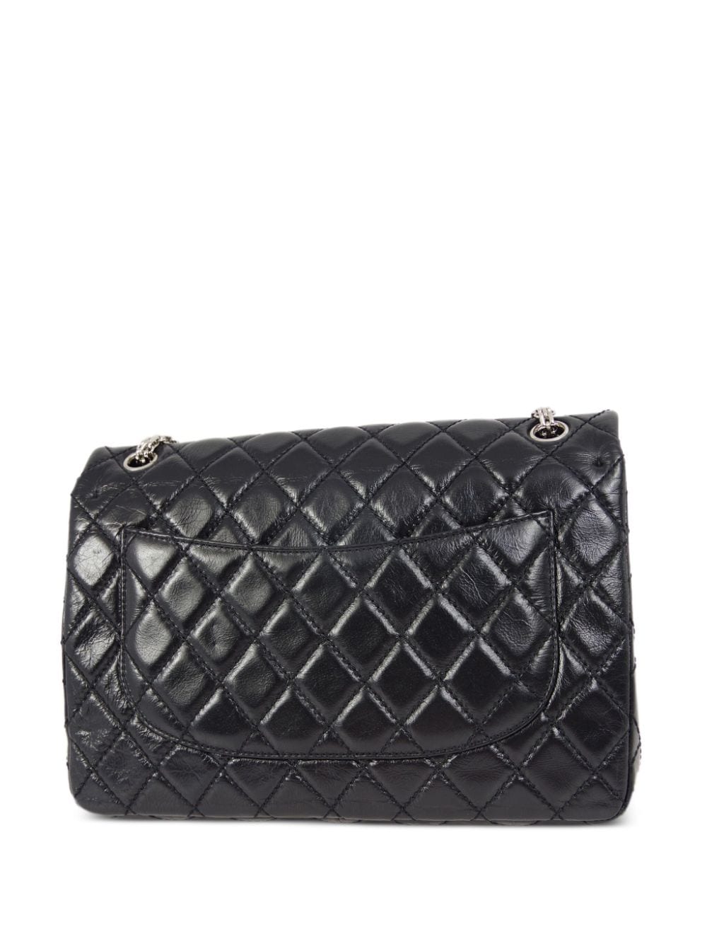 CHANEL Pre-Owned 2008 2.55 Double Flap schoudertas - Zwart