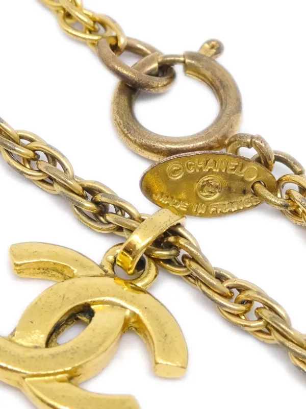 CHANEL Pre-Owned 1990-2000s ココマーク チェーンネックレス