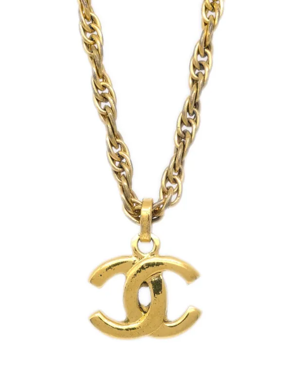 CHANEL Pre-Owned 1990-2000s ココマーク チェーンネックレス