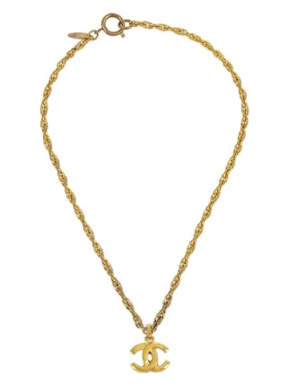 CHANEL Pre-Owned 1990-2000s ココマーク チェーンネックレス