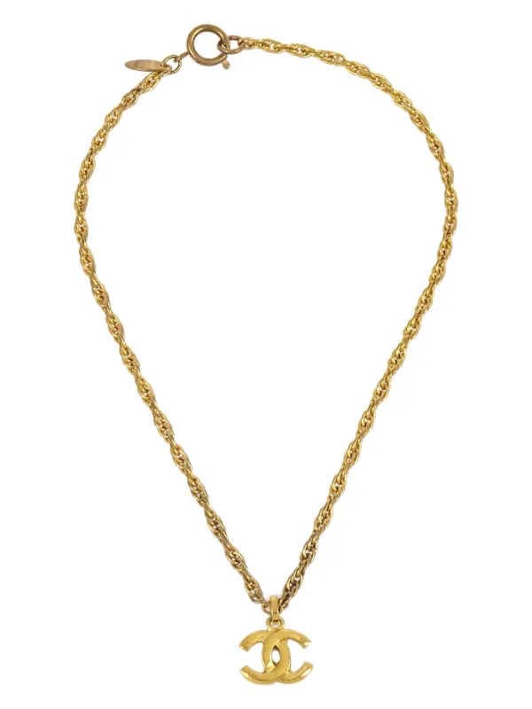 CHANEL Pre-Owned 1990-2000s ココマーク チェーンネックレス