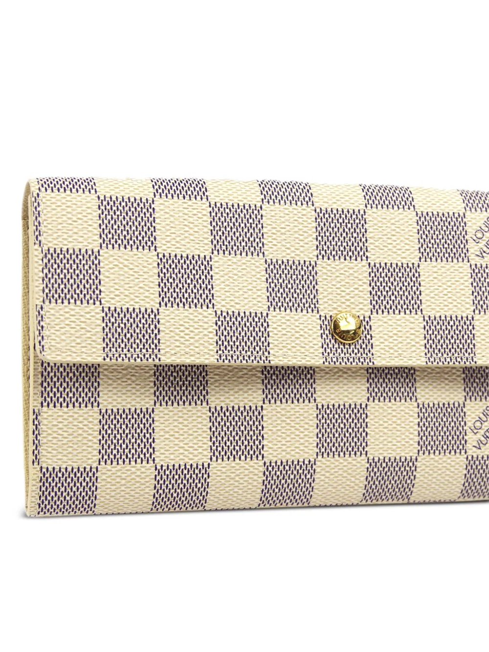 Pre-owned Louis Vuitton 2007 Sarah Continental Wallet In 白色