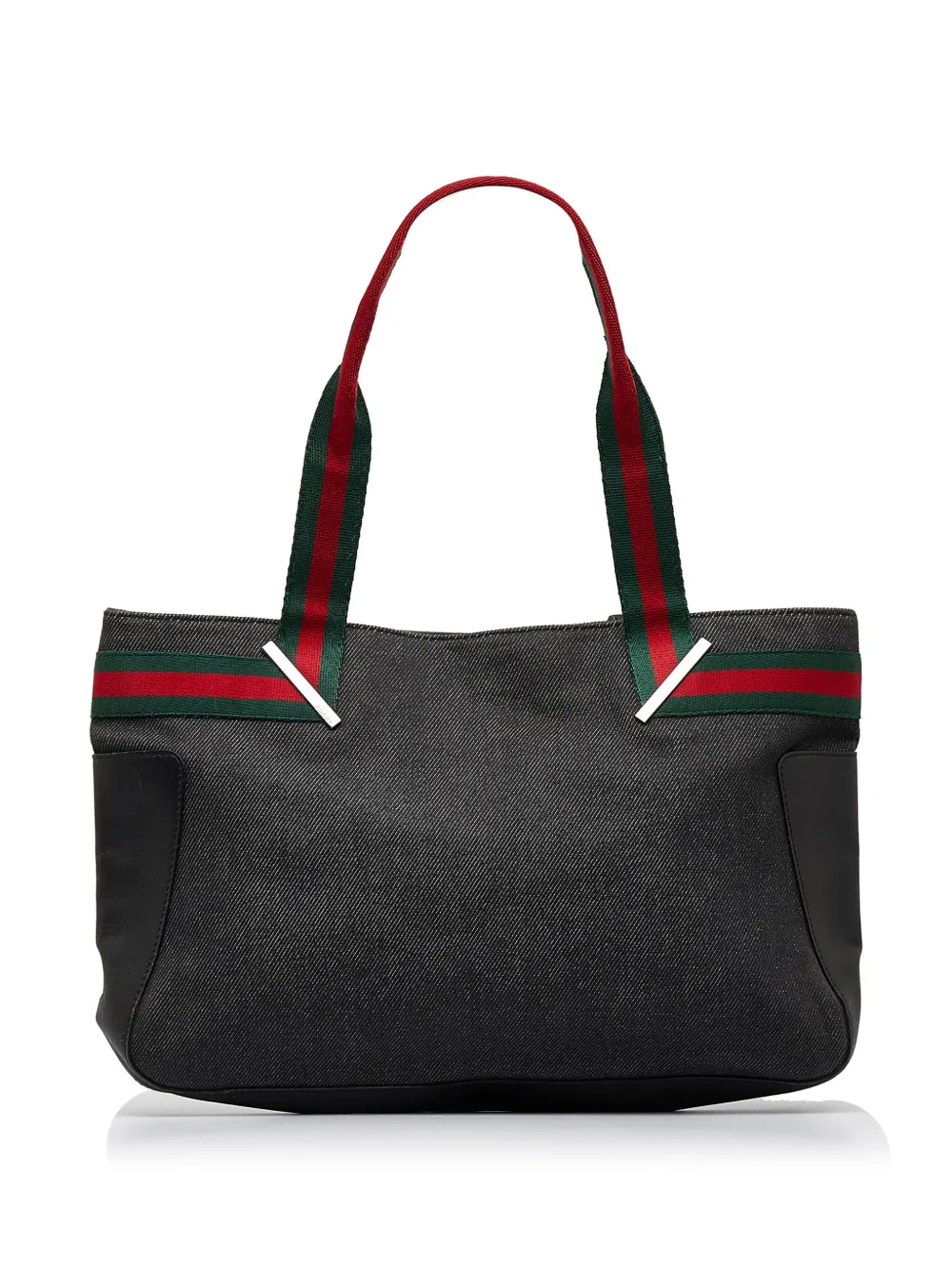 Gucci Pre-Owned 2000-2015 Web-Stripe tote bag - Zwart