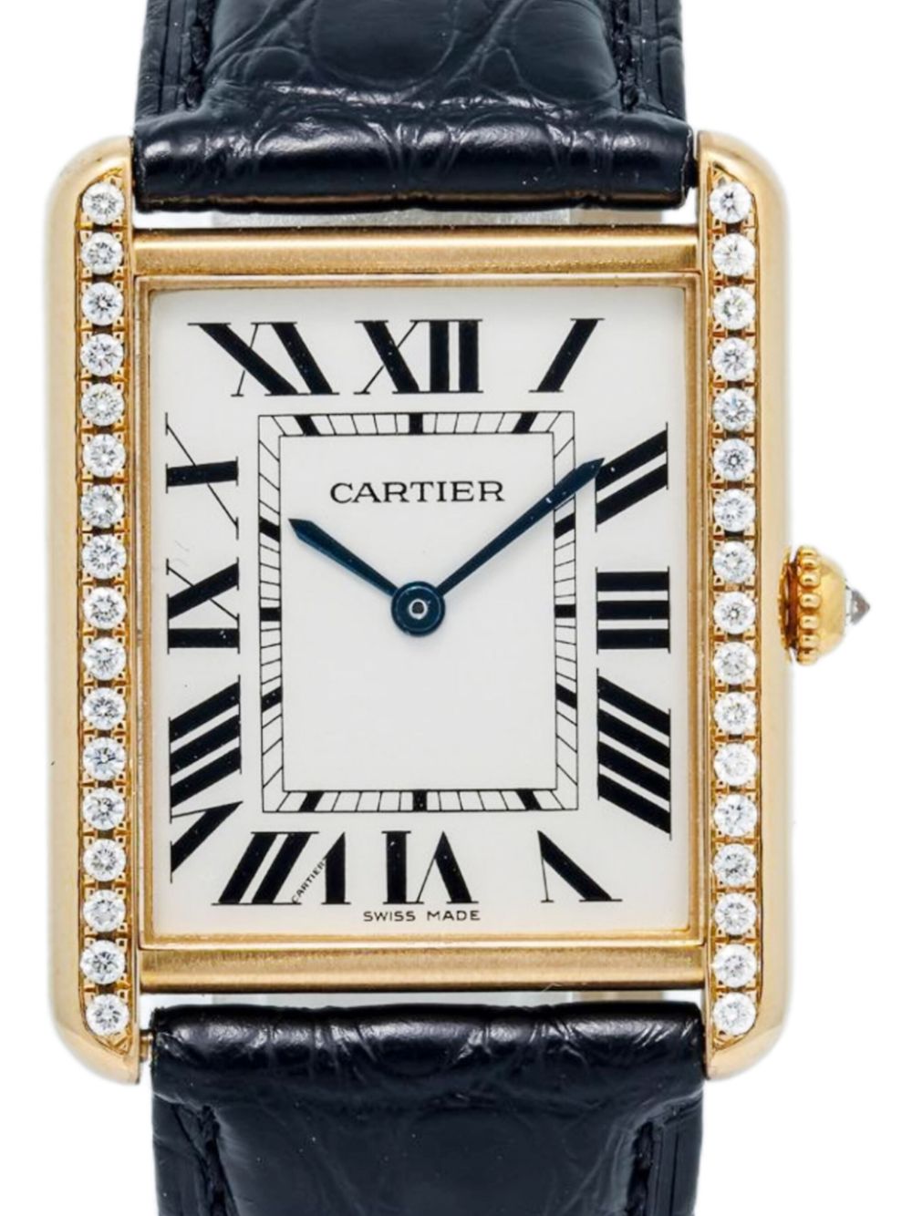 Cartier Pre-owned Tank Solo horloge 31 mm - Wit