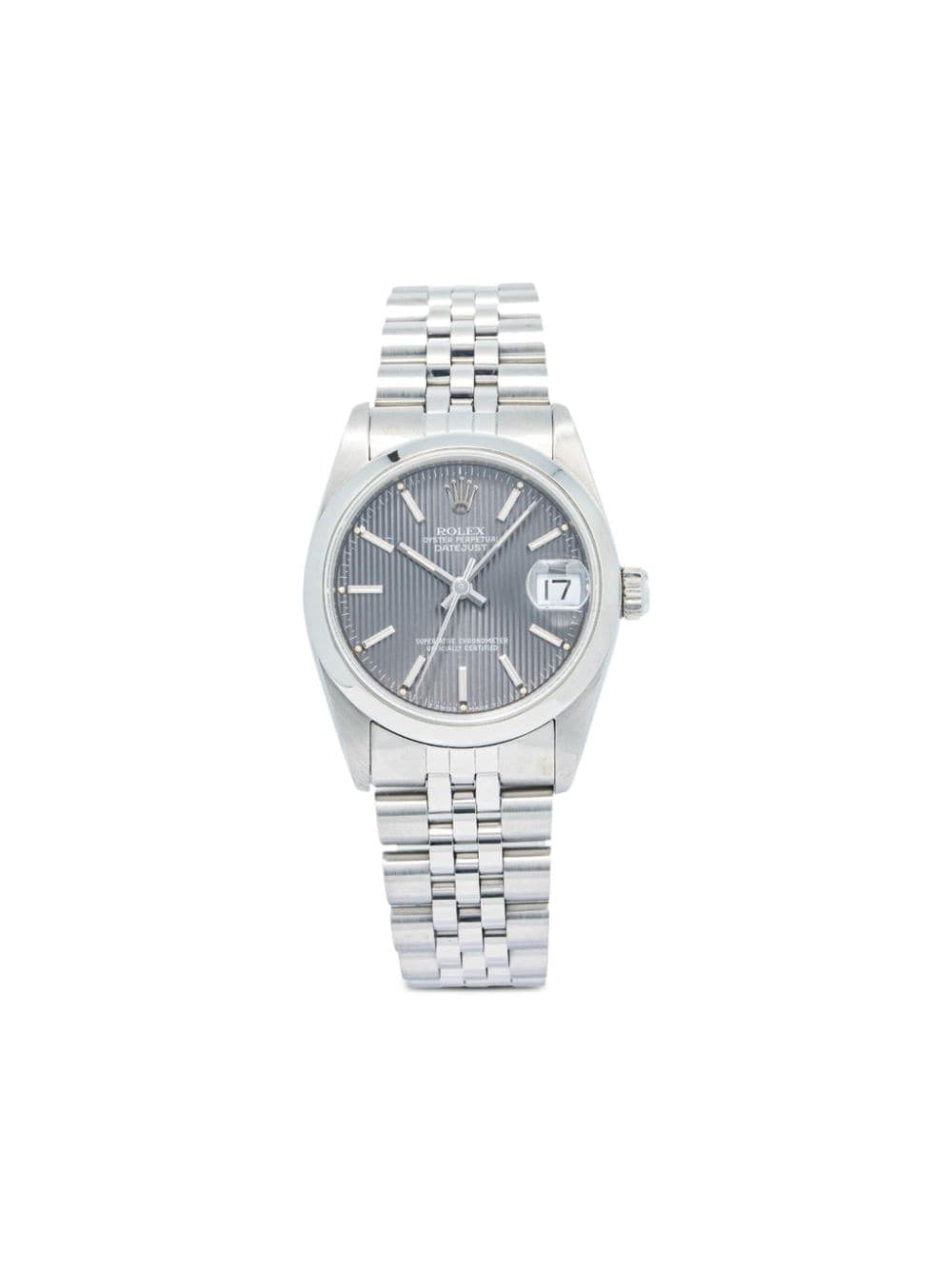 Pre-owned Rolex  Datejust 31mm In Grey