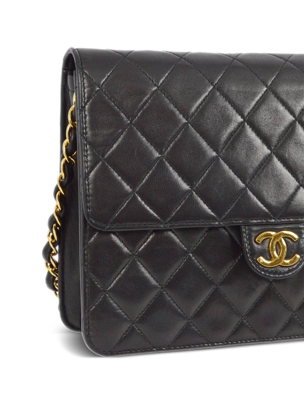 Cheap HOT SALE CHANEL 1995 CC diamond-quilted shoulder bag Women