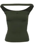 Courrèges Holistic ribbed-knit tank top - Green