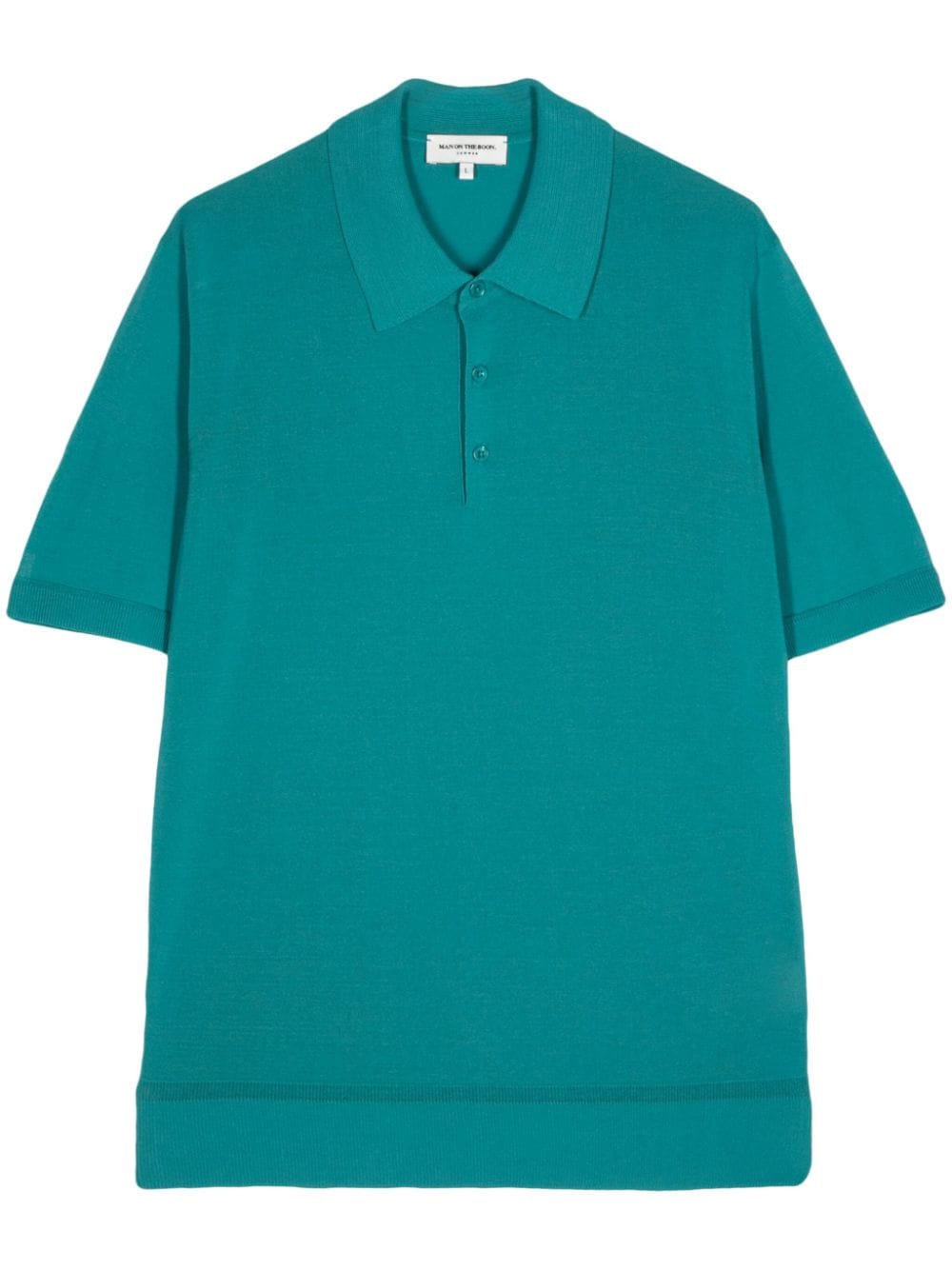 Man On The Boon. Short-sleeve Polo Shirt In Green