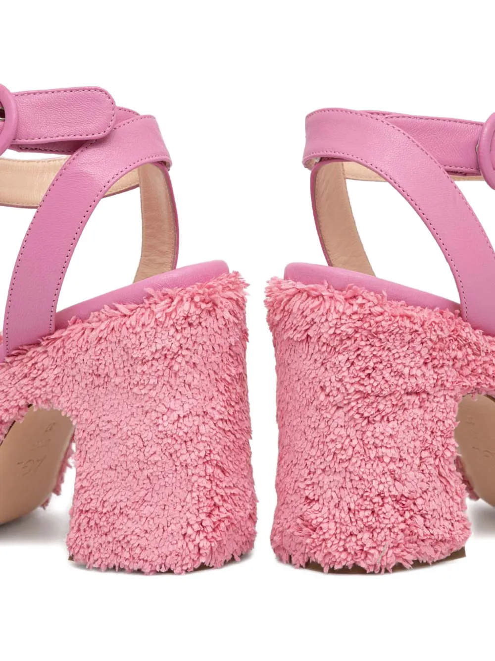 Agl Attilio Giusti Leombruni 115mm Sista Zerby Sandals In Pink