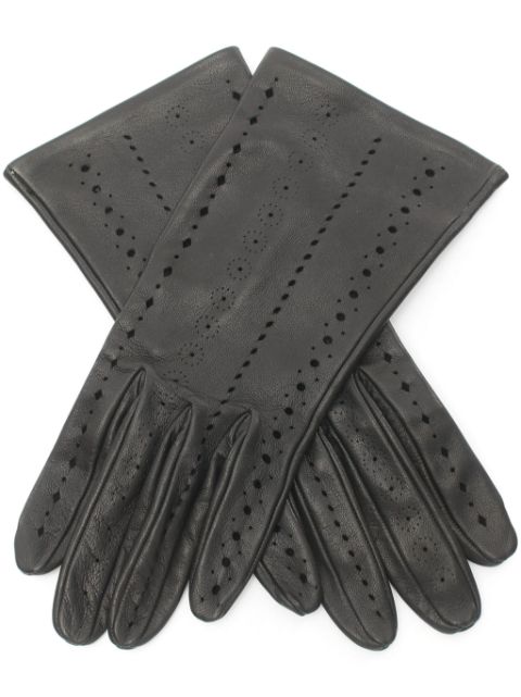 Hermes 2000 perforated leather gloves Women