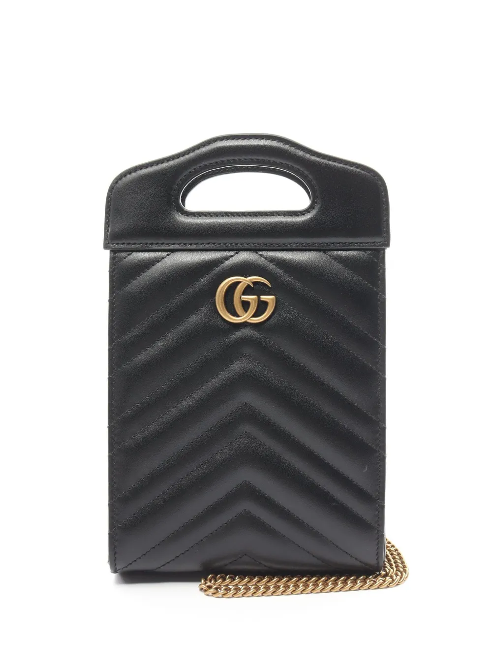 Gucci Pre-Owned 2010s GG Marmont mini bag - Nero