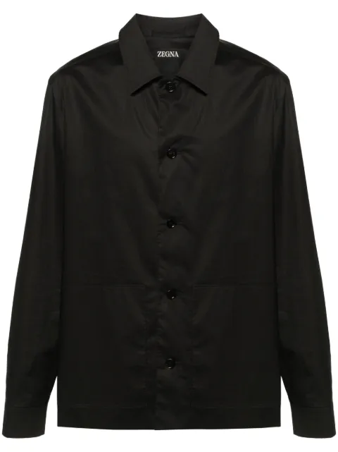 Zegna poplin cotton shirt