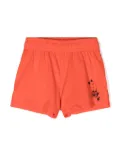 Mini Rodini Weight Lifting organic cotton shorts - Red