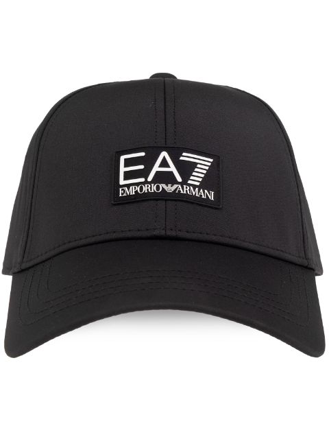 Ea7 Emporio Armani rubberised-logo baseball cap