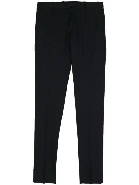 Incotex pantalones de vestir con tiro medio