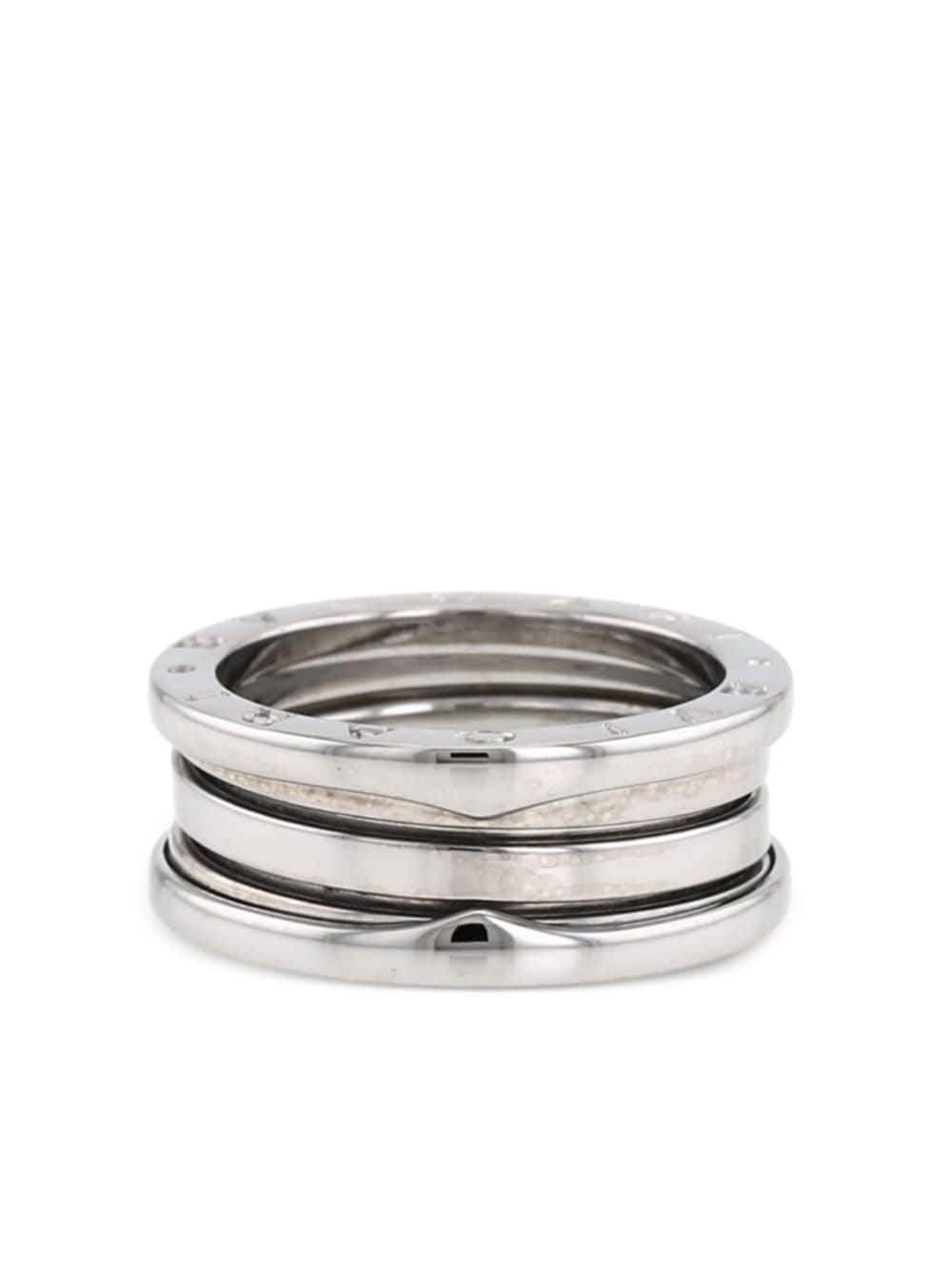 Bvlgari Pre-Owned 2000s witgouden B.Zero1 ring - Zilver