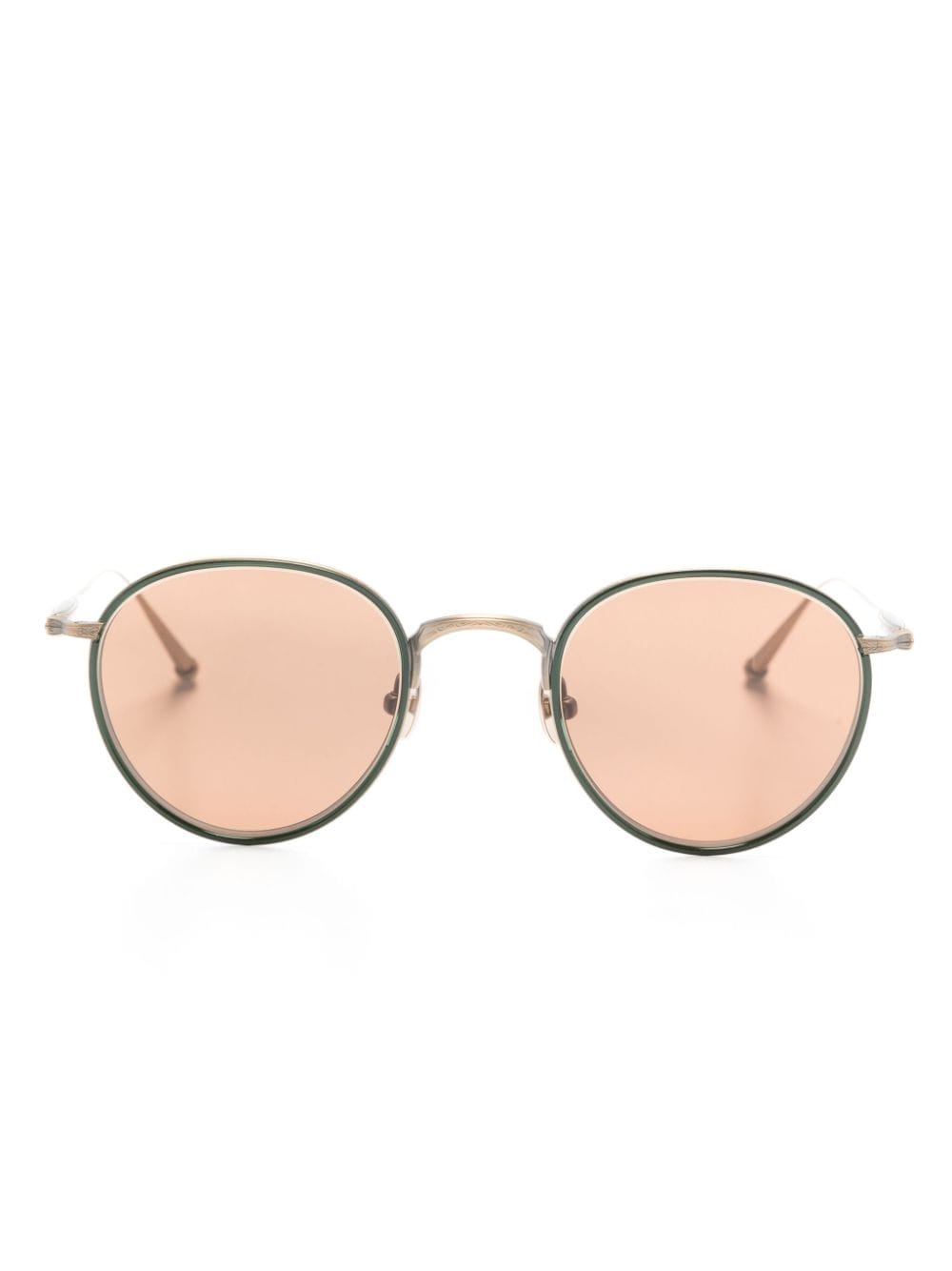 Matsuda Round-frame Sunglasses In Gold