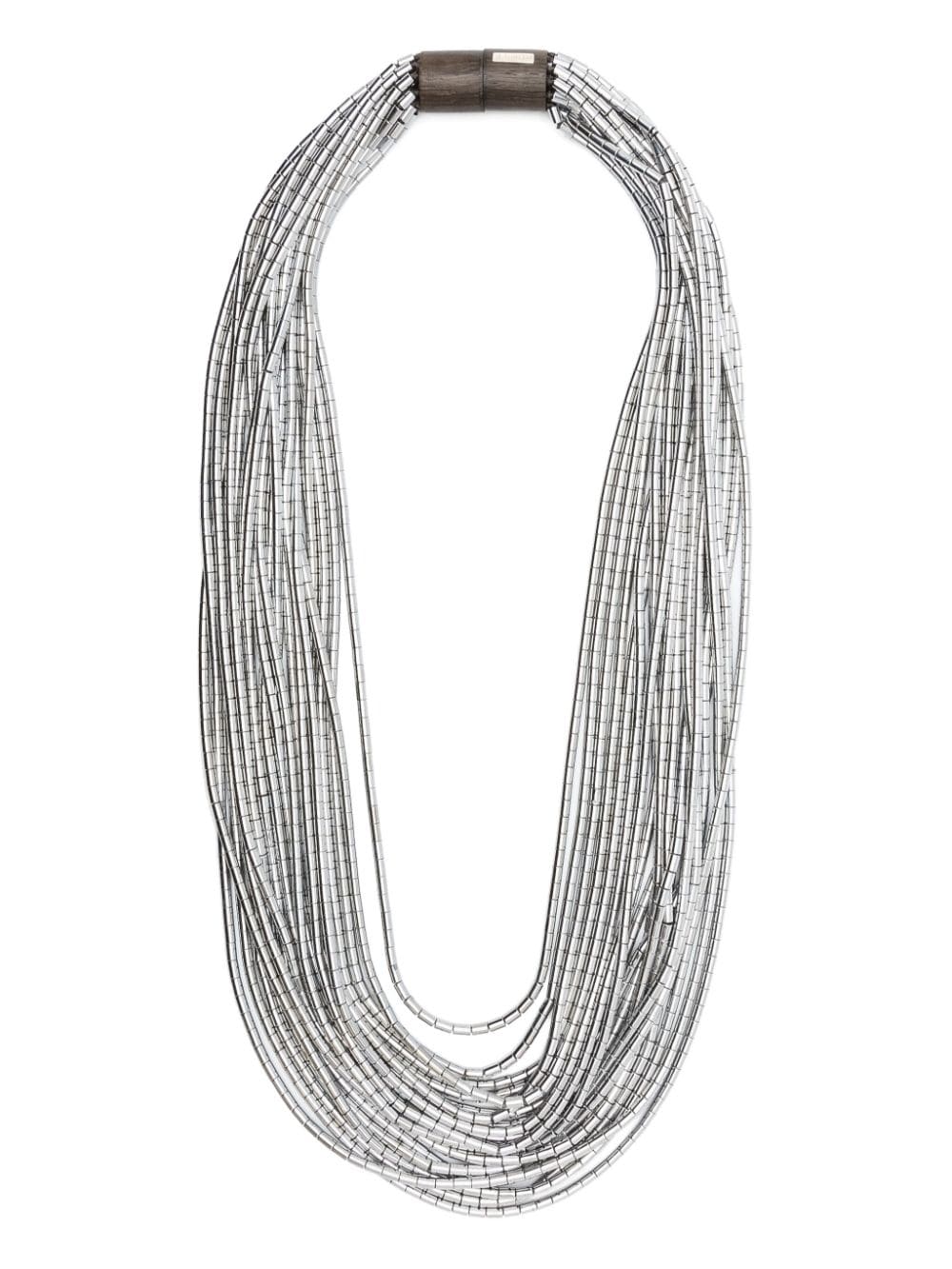 Monies Solara Draped Necklace In Silver