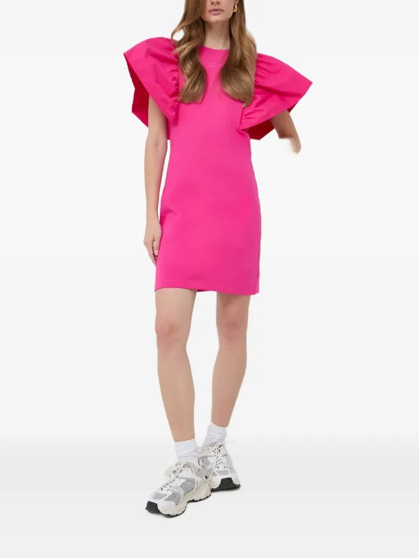 Karl Lagerfeld Ruffled Dress | Pink | FARFETCH KW