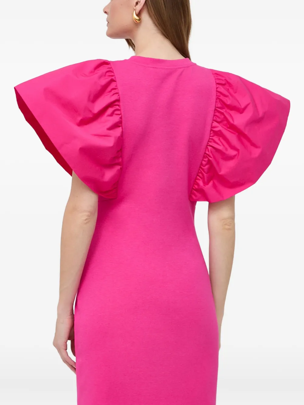 Karl Lagerfeld Jurk met ruches Roze