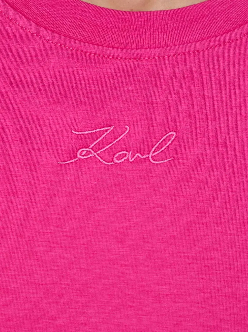 Karl Lagerfeld Jurk met ruches Roze