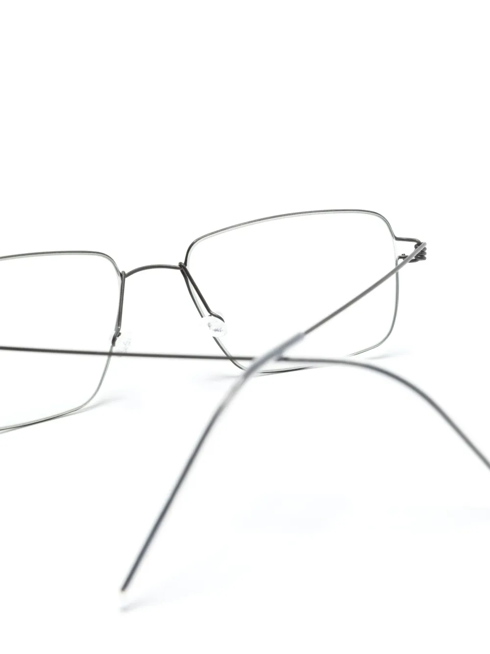 Lindberg Aaron Rectangle-frame Glasses In Grey