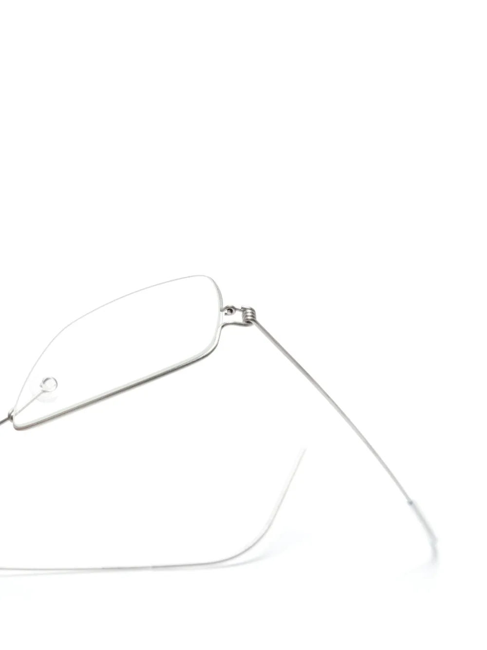Lindberg Nicholas Rectangle-frame Glasses In Silver