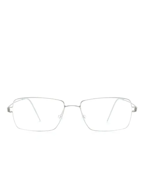 Lindberg rectangle-frame glasses