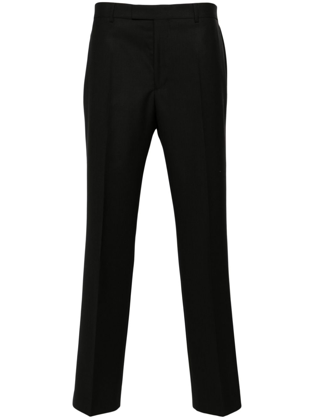 Shop Sunflower Mid-rise Tailored Wool Trousers In Schwarz