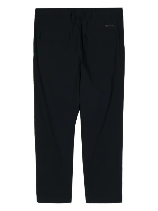 Snow Peak Elasticated Waist Cropped Trousers Black FARFETCH PH