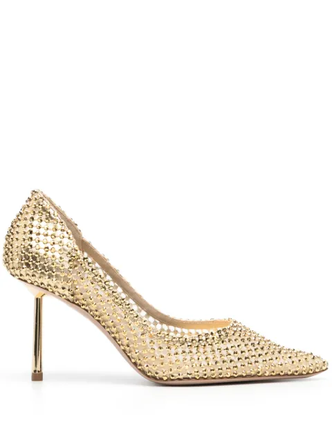 Le Silla Gilda 90mm crystal-embellished pumps