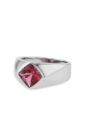 CHANEL Pre-Owned white gold tourmaline ring - Silver