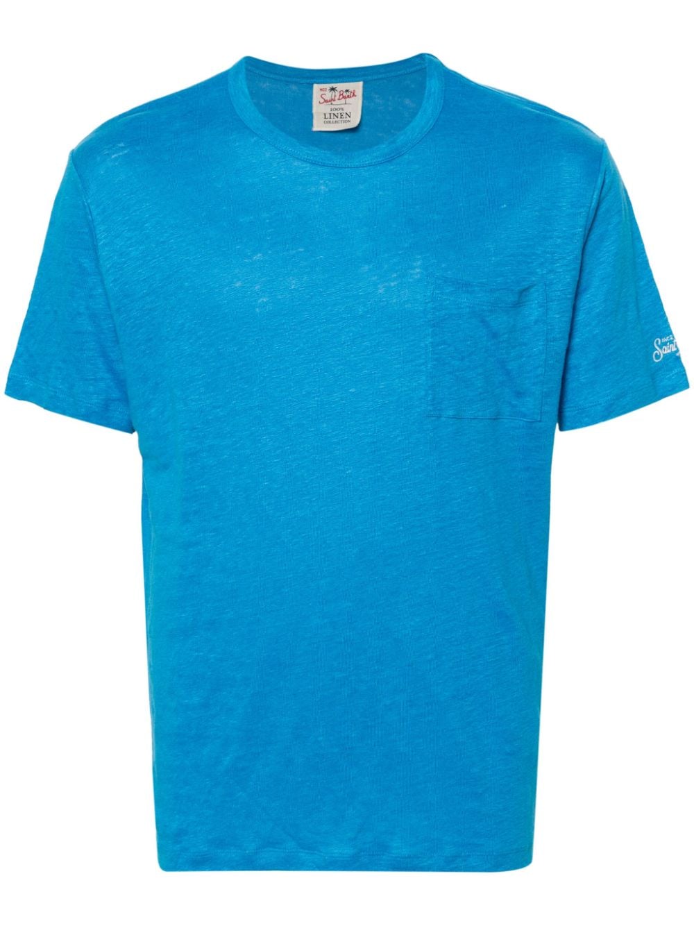 MC2 Saint Barth Linnen T-shirt Blauw