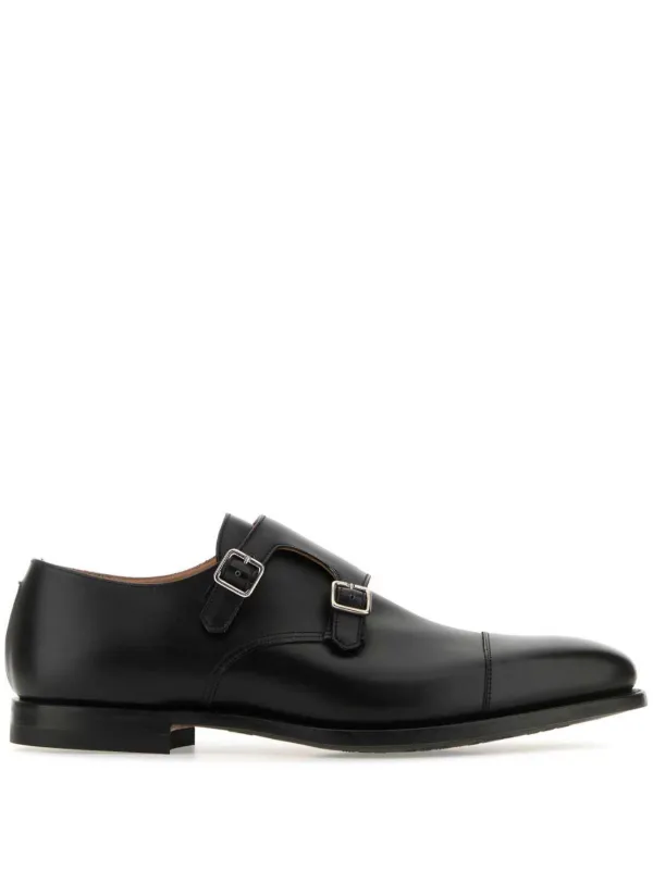 靴 Crockett & Jones Black Monk Strap Shoes Lowndes Black Calf | Crockett & Jones – Crockett & Jones US